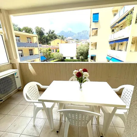 L'altezza Joli T2, Proche Plage, Terrasse, Parking Апартаменты Ментона